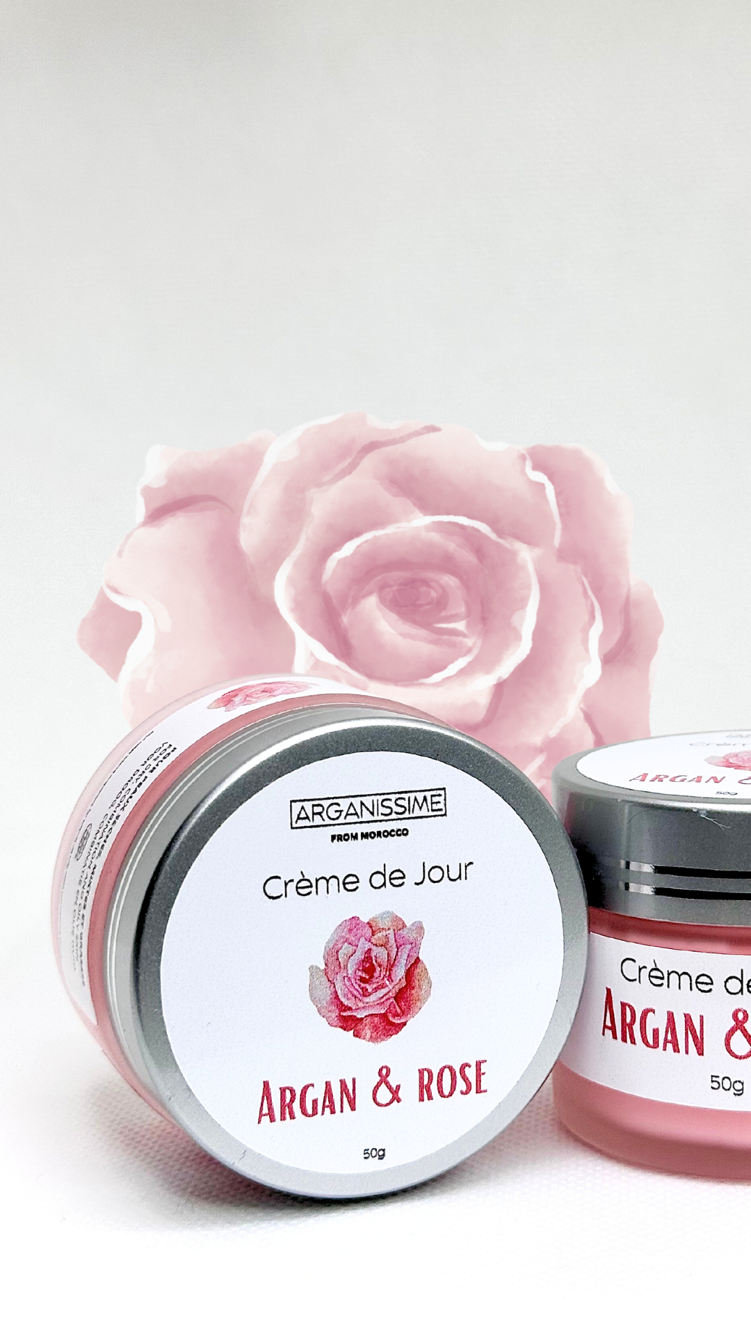 CRÈME DE JOUR ARGAN ROSE - Arganissime