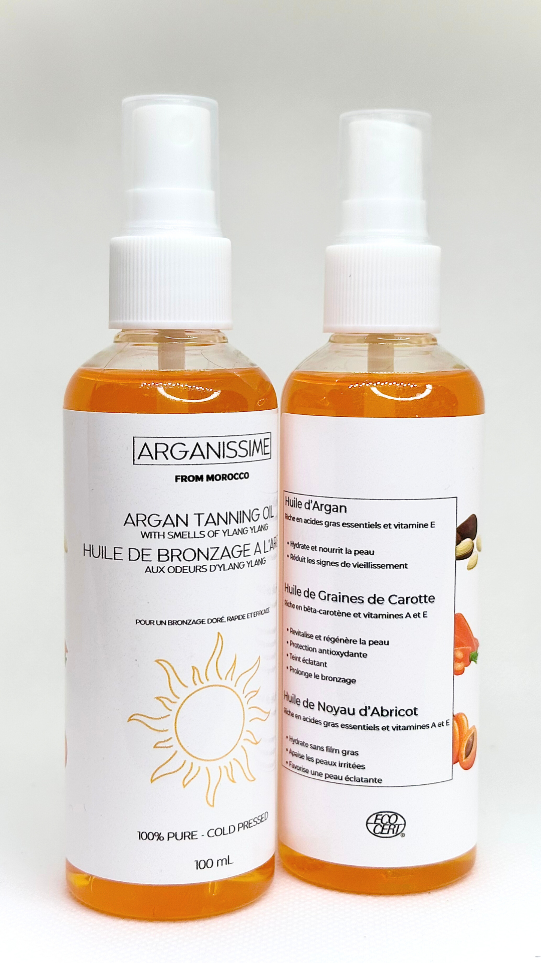 HUILE DE BRONZAGE A L'ARGAN